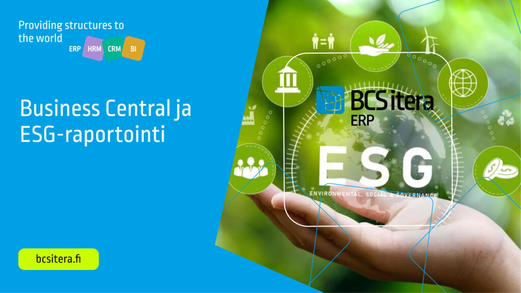 Business Central ja ESG-raportointi